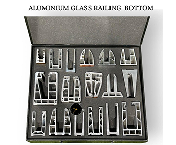 Aluminium Glass Railing Bottom